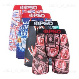 Underpants 4Pcs Sexy Men Underwear Boxer Shorts Print Boxershorts Panty Cueca Male Panties Lingerie Fashion Underpants mens boxers T231223