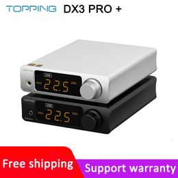 Connectors Topping Dx3 Pro+ Dac Headphone Amplifier Es9038q2m Decoder Bluetooth 5.0 Ldac Audio Dx3 Pro with Remote Control
