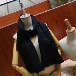 Designer women's scarf brand cashmere scarfs luxury soft touch wool silk scarf thickened warm keeping shawl high-grade packag306L