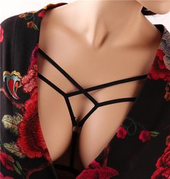 Women Fashion New body harness Soft Tops Cage bra Black elastic adjust Bondage Lingerie Sexy breast Bdsm Goth Fetish Erotic belt6977755