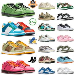 2024 Platform Skate Low Loafers Big Size Designer Casual Shoes Powerpuff Girls SB mens Women Buttercup What The Grey Fog Men Trainers Sneakers Size 13 14
