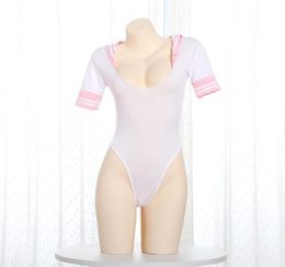 One Piece Swimsuit See Through Underwear High Elasticity Transparent Bikini Sex Clothes Babydoll Sexy Cosplay Bodysuit Bras Sets7277198