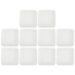 250ml 10pcs Weighing Boat Disposable Plastic Square Dishes Anti-Static Plates Metal Container Laboratory