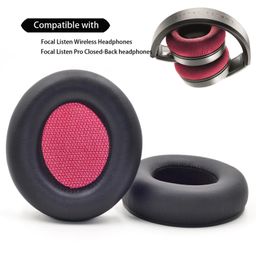 Earphones Defean Replacement Ear Pads Cushion for Focal Listen Wireless / Listen Pro Closedback Headphones