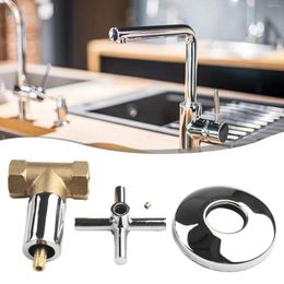 Bath Accessory Set Solar Switch Water Valve Ceramic Spool Dark Open Quickly Plumbing Fittings Pipeline Link Main Tap