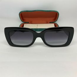 0083S Black Oversized Square Grey Lens sunglasses design sunglass UV protection 0083 55mm Womens Square Sun glasses Made in Italy 246N