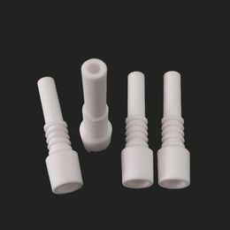 Nectar Collector Ceramic Nail Replacement Tip Smoking Accessories Mini 10mm Male Joint Size Food Grade VS Quartz Titanium For Dab Rigs