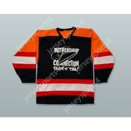 Custom PARLIAMENT 95 MOTHERSHIP Connexion BLACK AT CHA BLACK HOCKEY JERSEY NEW Top Stitched S-M-L-XL-XXL-3XL-4XL-5XL-6XL