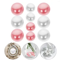Vases 300 Pcs Vase Filled With Pearls Decorative For Christmas Table Top Beads No Hole Crafting Jewelry