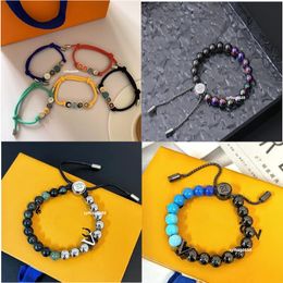 Designer Jewellery 23 Designer Rope Beaded Bracelet Multi Colour Quenched Silver Valentine's Day Gift for Men and Women, Engagement Gift, Trendy Punk Colour Block Design