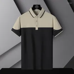Men's Polos Pure Cotton High-quality Short Sleeve Polo Shirt Korean Casual Business Lapel Button Embroidered Slim Versatile Sports Top