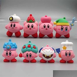Other Cartoon Accessories Figure Kawaii Kirby Stars Different Shapes Pvc Model Toys Boys And Girls Birthday Gifts For Friends Or Chi Dhisu