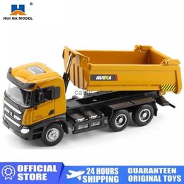 Electric/RC Car HUINA New Kids Toys 1/50 Simulation Alloy Loading Vehicle Model Construction Engineering Vehicle Model Car Children Toys GiftsL231223