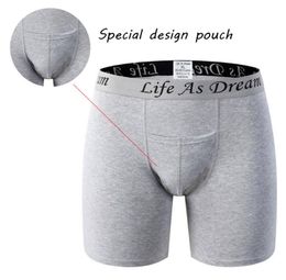 Sexy Men Underpant cotton soft Men Underwear long leg boxershort Scrotum Care Capsule Function Youth Health Seoul convex separatio5797941