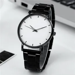 Wristwatches Luxury Watches For Men Fashion Mens Business Watch Ultra Thin Stainless Steel Belt Quartz Wristwatch Reloj Hombre
