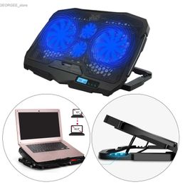 Laptop Cooling Pads Laptop Cooler Stand Cooling Pad with 6 Fans Wind Speed Adjustable Ergonomic Laptop Holder for 10-16.5" Notebook Laptop Anti Slip