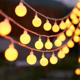 1pc Globe String Light, 10 Led Fairy Light, Usb Power, Camping Outdoor Universal Lamp, For Indoor And Outdoor Party Wedding Garden Tree Bedroom Decor