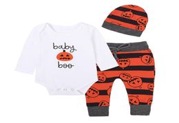 Halloween costume for Newborn rompers Kids Baby Girls Boys Outfits Clothes Romper TopsPantsHat Costume Jumpsuit Set7000765