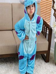 Pyjamas Monsters Inc Sulley Kids Animal Children for Boys Girls Baby Pyjamas Cartoon Onesies Winter Sleepwear 2111305725868