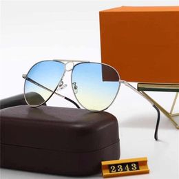 Designer Sunglasses Full Frame Oval Top Fashion Aviator Sunglasses Men's Luxury Glasses Summer Outdoor Driving UV400 High Qua221s