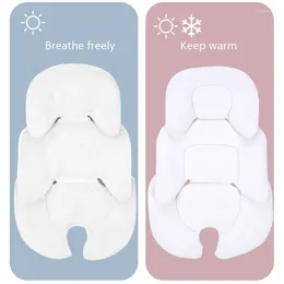 Stroller Parts Baby Cushion Infant Car For Seat Insert Head Body Support Pillow Pram Thermal Mattress Mesh Breathable Line