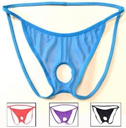 Men039s GStrings MLXL Novelty Men039s Thong Sexy Penis Hole Funny Underwear Gay Thongs Mens Men Briefs16615475