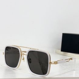 Summer Mens Fashion Brand THE ENDI Sunglasses Mens Womens Pilots White Square Frame Fashion Style Sunglasses with Box