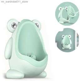 Potties Seats Wall-mounted Children Standing Urinal Stable Toilet Stand Urining Kids Boys Frog Shape Potty for Home Bathroom Q231223