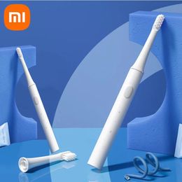 Toothbrush Xiaomi Sonic Electric Toothbrush Mijia T100 Cordless Usb Rechargeable Toothbrush Waterproof Ultrasonic Automatic Tooth Brush Hea