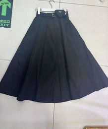 luxurious women skirt clothing for ladies summer high quality Triangle sign decoration big swing long fashion overskirt Dec 22