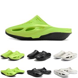 2024 MMW x 005 Men Women Slippers Sandals Slides Summer Cool Slip-On Flip Flops Black White Light Bone Green Mens Slipper Slide Sandal 36-45