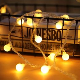 1pc Globe String Light, 30 Led Fairy Light, Usb Power, Camping Outdoor Universal Lamp, For Indoor And Outdoor Party Wedding Garden Tree Bedroom Decor