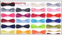 Men Solid Bow Ties Gentleman Butterfly Wedding Party Bowtie Bow Tie Adjustable Business Ties 35 Colours Ooa4318 H3Iyf4255460