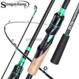 Boat Fishing Rods Sougayilang Fishing Rod 1.8/2.1m Ultralight Carbon Fibre Spinning Rod and Casting Rod Max Drag 10kg Fishing Pole for Bass TroutL231223