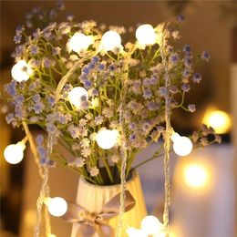 118.1inch LED Color Warm White Small Round Ball String Lights, Battery Operated Room Bedroom Yard Decorative String Lights, Holiday Lighting Decorative String Lights.