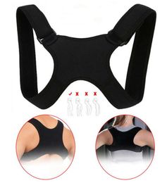 New Posture Correction Adjustable Back Support Belt Shoulder Therapy Corrective Posture Corrector for men Brace Spine Dropship9447080