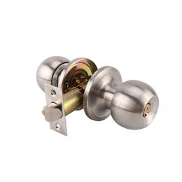 Round Door Knobs Rotation Knobset Handle Knob Home el Let Entrance Padlock Hardware Lock with Key for Bathroom 231222