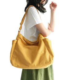 Shoulder Bags Designer Large Durable Eco Cotton Canvas Diaper Bag Travel Shoulder Shopping Women Handbags Ladies Tote Diaper Bag with s