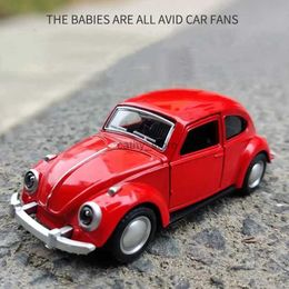 Electric/RC Car 1 36 Simulation Alloy Car Model Retro Beetle Diecast Metal Classic Cars Mini Alloy Car Toys Cake Decoration For Boys GiftL231223