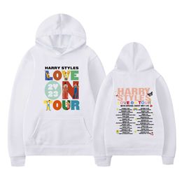 2023 New HARRY STYLES Printed Men's and Women's Couple Hooded and Velvet Sweater