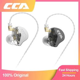 Earphones CCA CRA High Frequency Metal Wired Headset InEar Music HiFi Monitor Headphones Noice Cancelling Sport Gaming Earbuds Earphone