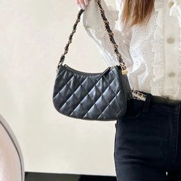 10A Mirror Quality Designer TOP designer Hobo bags 23cm large genuine leather shoulder handbag lady chain bag With box C556.aa3