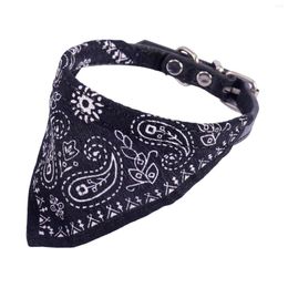 Dog Apparel Pet Bandana Bib Collars Soft Touch Fabric Reusable Colorful S For People Cat