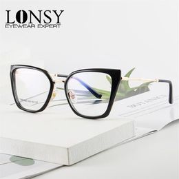 Sunglasses Fashion Square Reading Glasses Women Anti Blue Light High Quality Cat Eye Presbyopia Woman Big Oversize Clear Eyewear2863