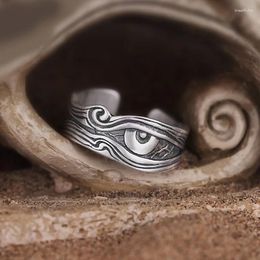 Cluster Rings The Original Design Of "Eye Horus" Fashion Men's Ring Eye God Devil A Hipster With Single Personality.