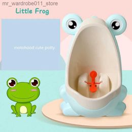 Potties Seats MOTOHOOD Potty Toilet Urinal Pee Trainer Wall-Mounted Toilet Pee Trainer Children Baby Boy Bathroom Frog Urinal Kids Boys toile Q231223