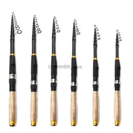 Boat Fishing Rods Ultra Telescopic Rock Fishing Rod Spinning Fly Carp Feeder Carbon Fibre Pesca 3.6M 3M 2.7M 2.4M 1.8M Mini Travel Reel SeatL231223