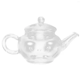 Dinnerware Sets Glass Tea Pot Stainless Steel Infuser Philtre Teapot Blooming Teas Green Black Gongfu Tearoom Steeper