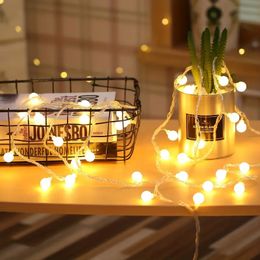 1pc Globe String Light, 40 Led Fairy Light, Usb Power, Camping Outdoor Universal Lamp, For Indoor And Outdoor Party Wedding Garden Tree Bedroom Decor