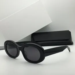 Designer Sonnenbrille Frauen für Männer Luxus 40194 Buntes Freizeitstil Schutzbrille Anti-Ultraviolett Retro Mode Eyewear Oval Full-Frame-Brille zufällige Box
